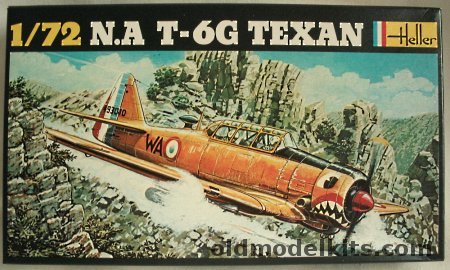 Heller 1/72 North American T-6G Texan - EALA 13/72 Algerian Air Force 1957, 276 plastic model kit